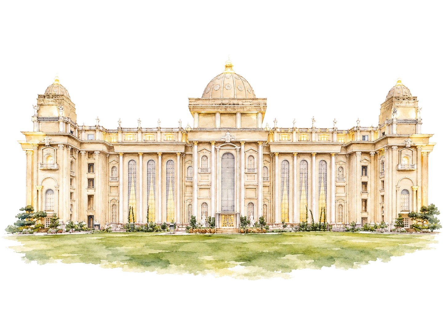 Hukam's Lalit Mahal venue illustration
